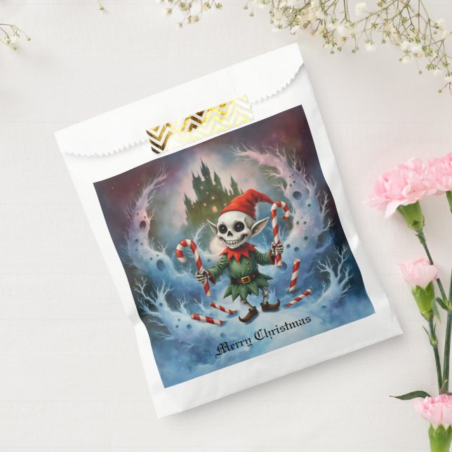 Sacolinha Skeleton Christmas Elf – Creepy Cute Dark Holiday  (Selado)
