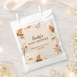 Sacolinha S'more Love Fall Rustic Camping Chá de fraldas