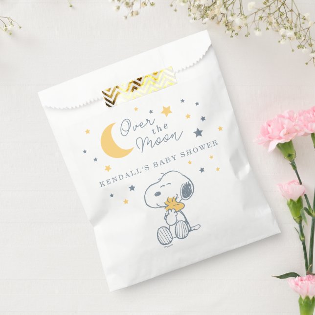 Sacolinha Snoopy & Woodstock | Over the Moon Baby Shower (Selado)