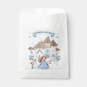 Sacolinha Snowden Winter Red Haired Princess Birthday