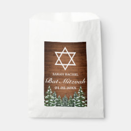 Sacolinha Snowy Wood & Forest Rural Pine Bar Bat Mitzvah