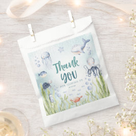 Sacolinha Sob o Chá de fraldas do oceano marinho