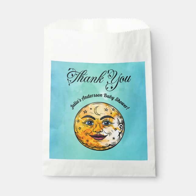 Sacolinha Sobre a celebração do Chá de fraldas da Lua (Frente)