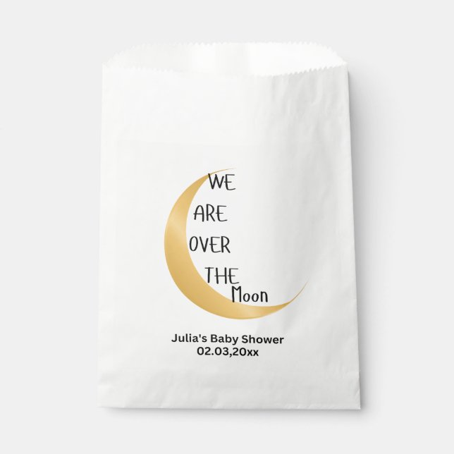 Sacolinha Sobre o Chá de fraldas da Lua (Frente)