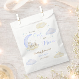 Sacolinha Sobre O Chá de fraldas Do Urso Moon