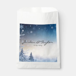 Sacolinha Soft Winter Daydream Wedding Favor Bags