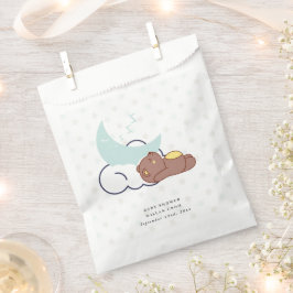 Sacolinha Sonhadora Pequena Nuvem de Urso e Chá de fraldas d
