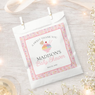 Sacolinha Sorvete Sundae Polvilhado com Amor Baby Shower