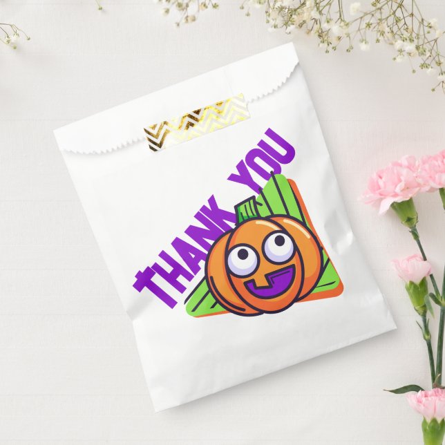 Sacolinha Spooktacular Pumpkin Thank You Gift Bags (Selado)
