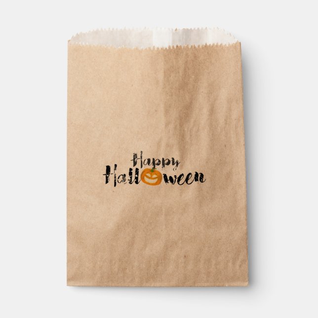 Sacolinha Spooky Happy Halloween Favor Bag (Frente)
