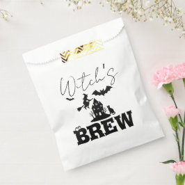 Sacolinha Spooky Haunted House & Witch Silhouette |