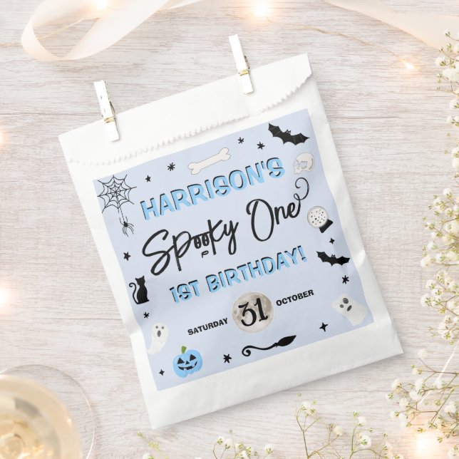 Sacolinha Spooky One! Festa de primeiro aniversario do Boys  (Cortado)