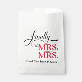 Sacolinha Sra. e Sra. Wedding