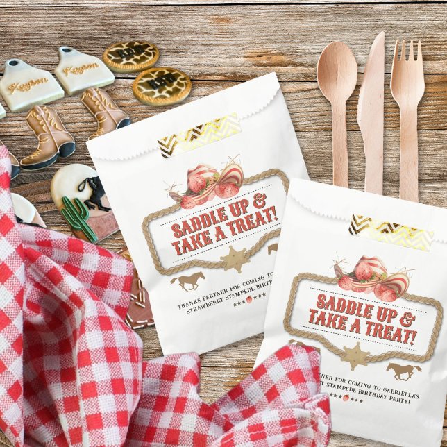 Sacolinha Strawberry Stampede Birthday (Criador carregado)