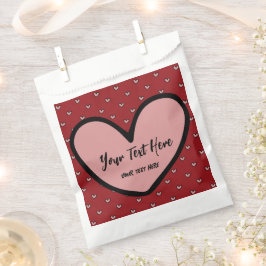 Sacolinha Stylist Doce Heart Party Supply Modelo