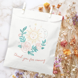 Sacolinha Sun Moon e Rosas Magos Boho Terra PERSONALIZADA