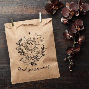 Sacolinha Sun Moon e Rosas Magos Boho Terra PERSONALIZADA