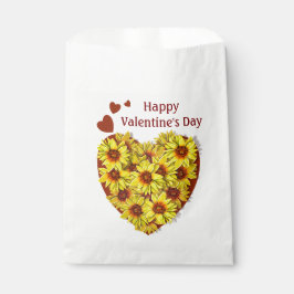 Sacolinha Sunflower Heart Party Favor Bags