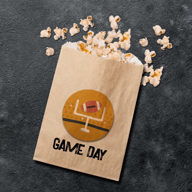 Sacolinha Super Fã de Futebol (Football Uprights paper favor bags)