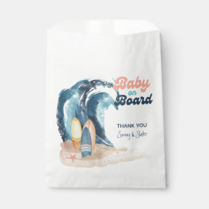 Sacolinha Surf Beach Baby On Conselho Chá de fraldas