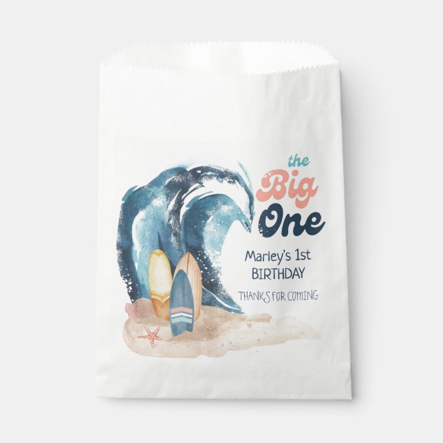 Sacolinha Surf | O Big One Beach Baby Birthday (Frente)