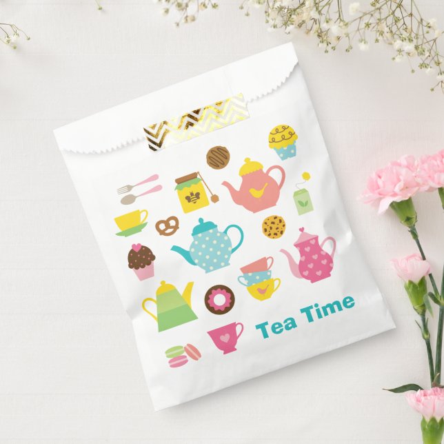 Sacolinha Tea Time Favor Bags (Selado)