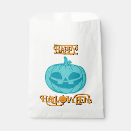 Sacolinha Teal Pumpkin Happy Halloween Favor Bag