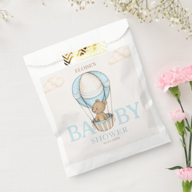 Sacolinha Teddy Bear Hot Balloon Aurora Chá de fraldas (Selado)