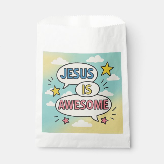 Sacolinha Tema de louça de partido cristão (Frente)