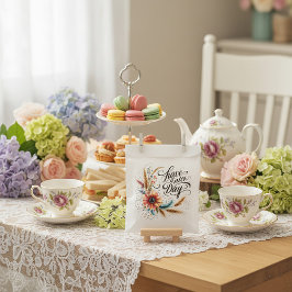 Sacolinha Tenha um belo dia floral