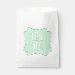 Sacolinha "Tente-me" Wonderland Tea Party Pastel Green