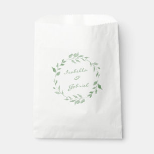 Sacolinha Terra Botânica Verde Minimalista Personalizada