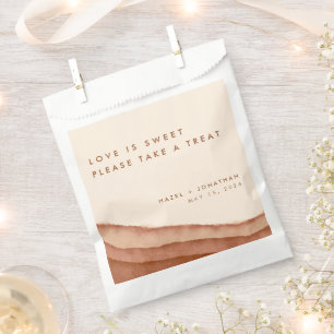 Sacolinha Terracotta Ombre   Favor B do Casamento Boho Minim