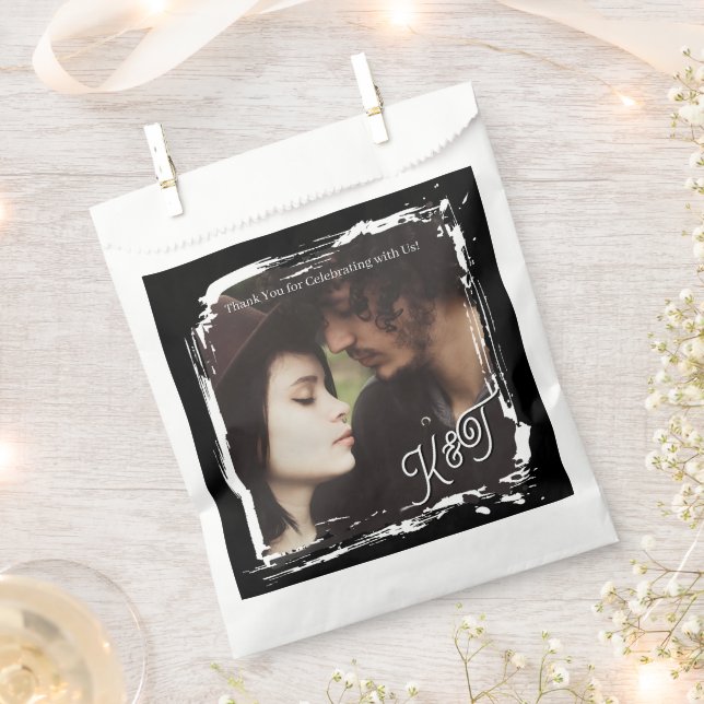 Sacolinha Thank You | Photo Template Wedding (Cortado)