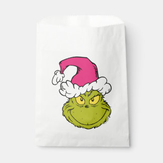 Sacolinha The Grinch in Pink Santa Hat