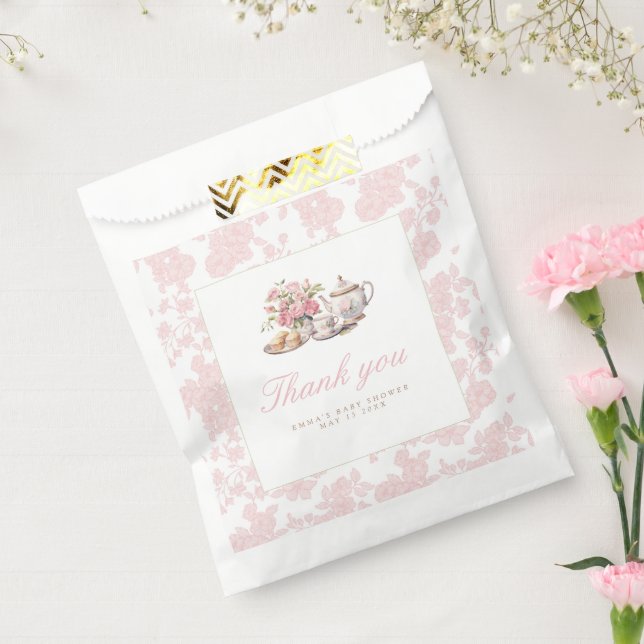 Sacolinha Time for Tea Baby Shower Favor Bag (Selado)