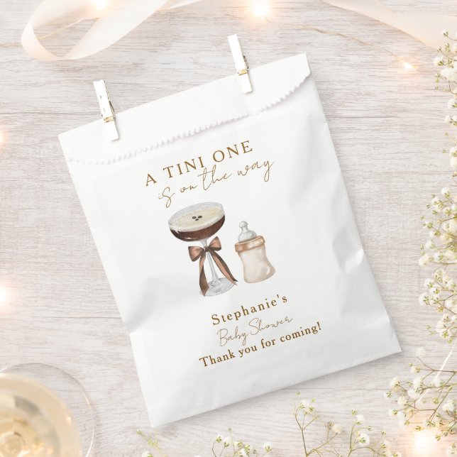 Sacolinha Tini One A Caminho Espresso Martini Chá de Bebê (Cortado)