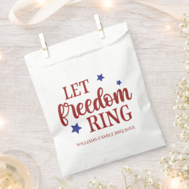 Sacolinha Toque Personalizado da Liberdade no 4 de Julho