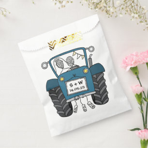 Sacolinha Trator Country Wedding Favor Bag