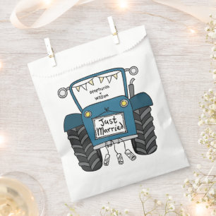 Sacolinha Trator Personalizado País Casado Favor Bag