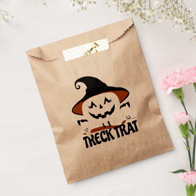 Sacolinha Treck Trat Pumpkin sorrindo (Selado)