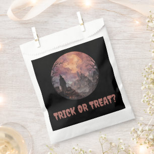 Sacolinha Trick ou Treat? Bolsas de Favor do Docinho Preto