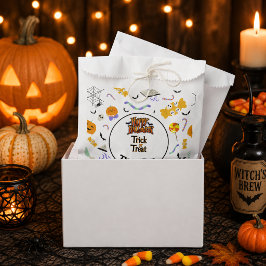 Sacolinha Trick ou Treat Personalizado Fofo de Halloween