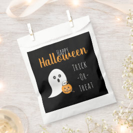 Sacolinha Truque Ou Tratar Feliz Fantasma De Halloween Spook