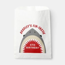 Sacolinha Tubarão qualquer Festa de aniversário etária