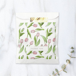 Sacolinha Tulipa Flor Rosa Moderna Personalizada