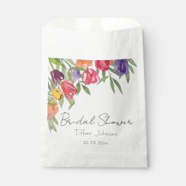 Sacolinha Tulipas brilhantes e Chá de panela verde