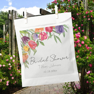 Sacolinha Tulipas brilhantes e Chá de panela verde
