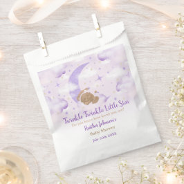 Sacolinha Twinkle Twinkle Pequena Chá de fraldas do Urso Est