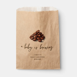 Sacolinha Um bebê está criando Chá de fraldas